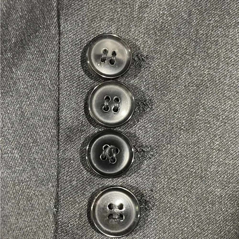 Hugo Boss Pasolini Movie Charcoal Grey 2 Button Super 100 Wool Blazer Jacket 46L - Picture 9 of 9